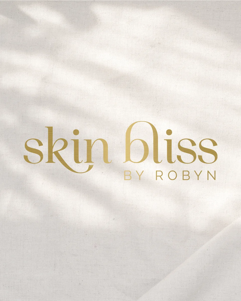 Skin Bliss By Robyn: Full Brand Development, Logo Design, Graphic Design and Web Design