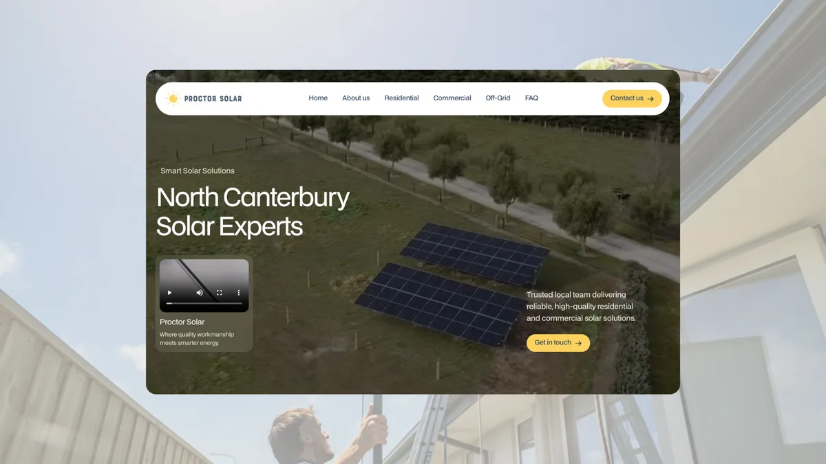 Proctor Solar | Custom Website Design & Development